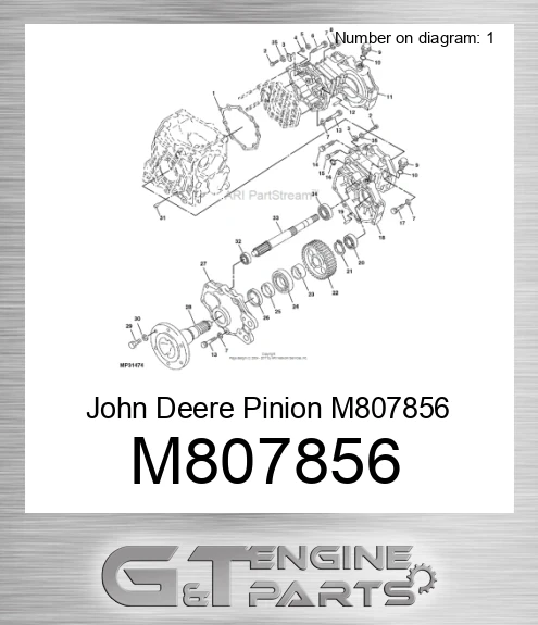 M807856 Pinion