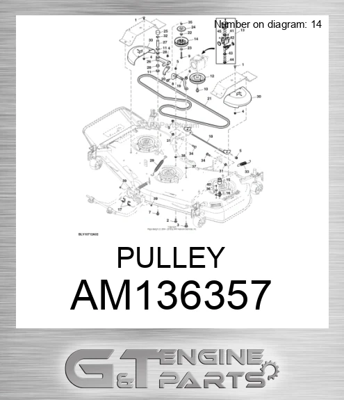 AM136357 PULLEY