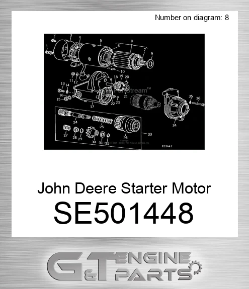 SE501448 Starter Motor Reman