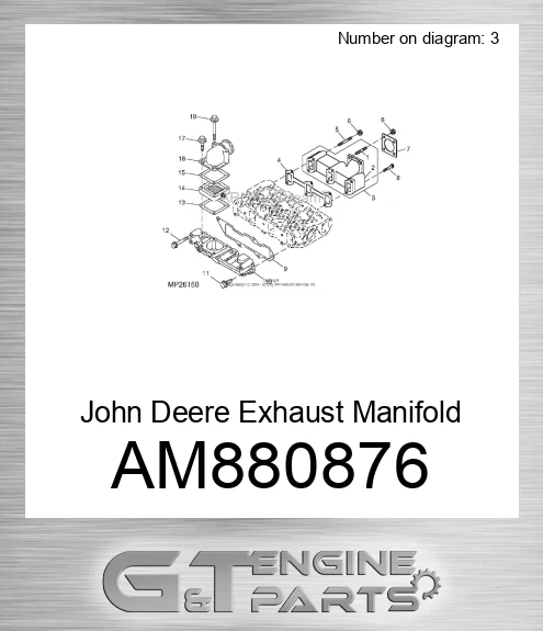 AM880876 Exhaust Manifold