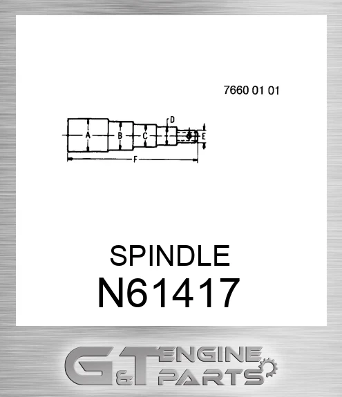 N61417 SPINDLE