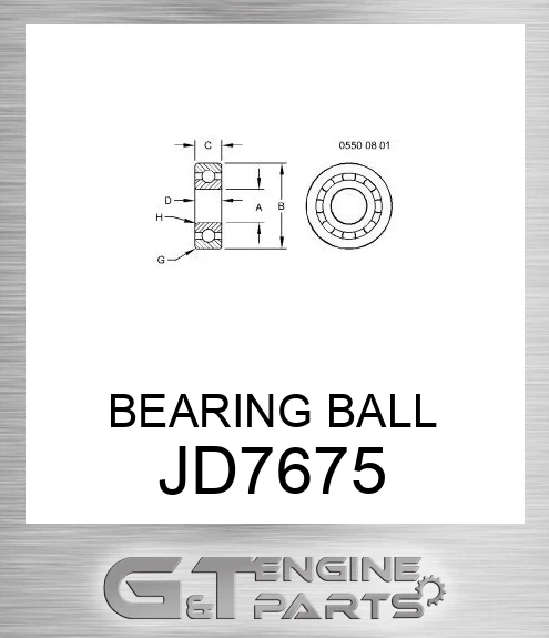 JD7675 BEARING BALL