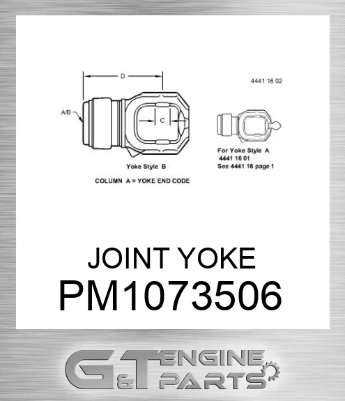 PM107-3506 JOINT YOKE