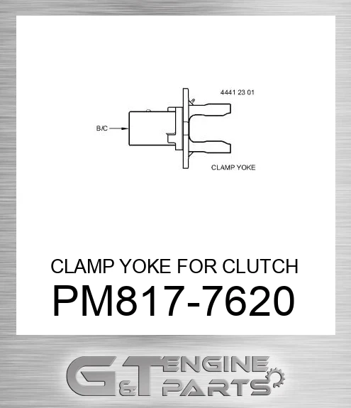PM817-7620 CLAMP YOKE FOR CLUTCH