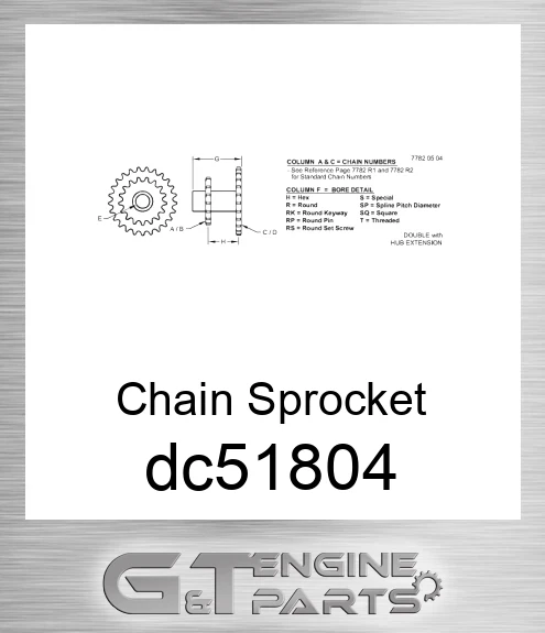 DC51804 Chain Sprocket