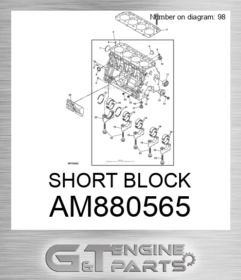 AM880565 SHORT BLOCK