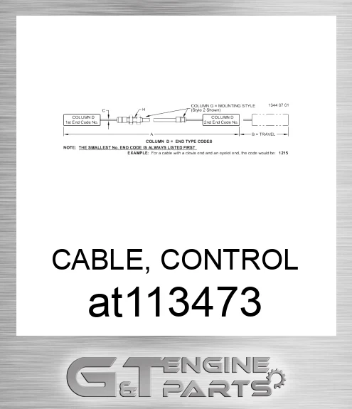 AT113473 CABLE, CONTROL