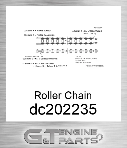 DC202235 Roller Chain