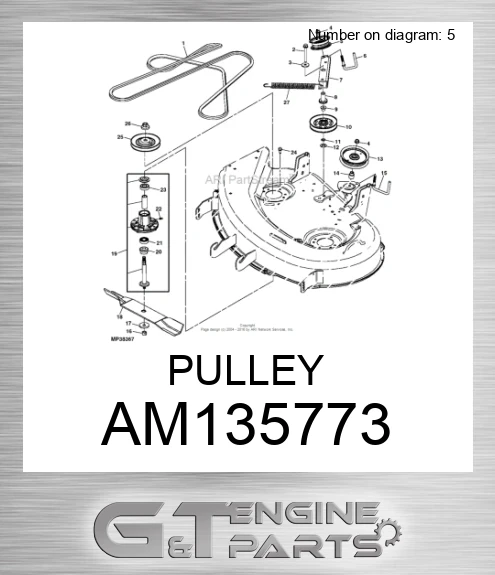AM135773 PULLEY