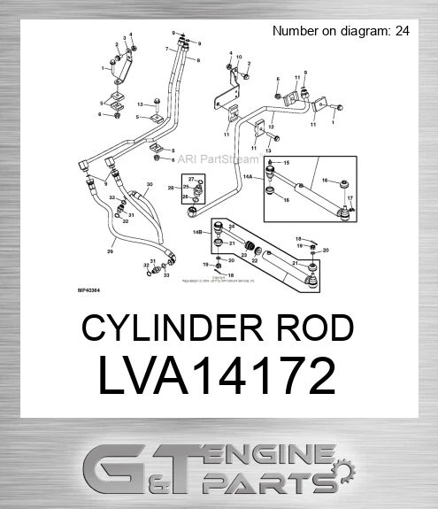 LVA14172 CYLINDER ROD