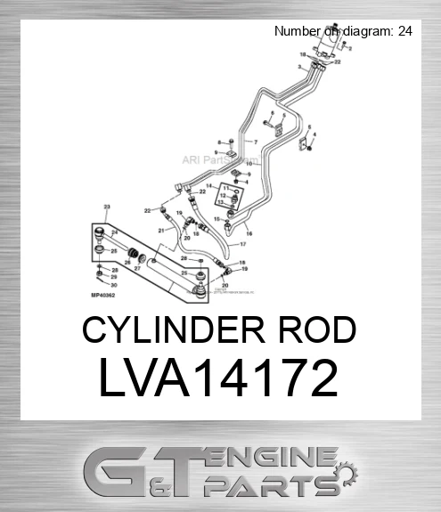 LVA14172 CYLINDER ROD