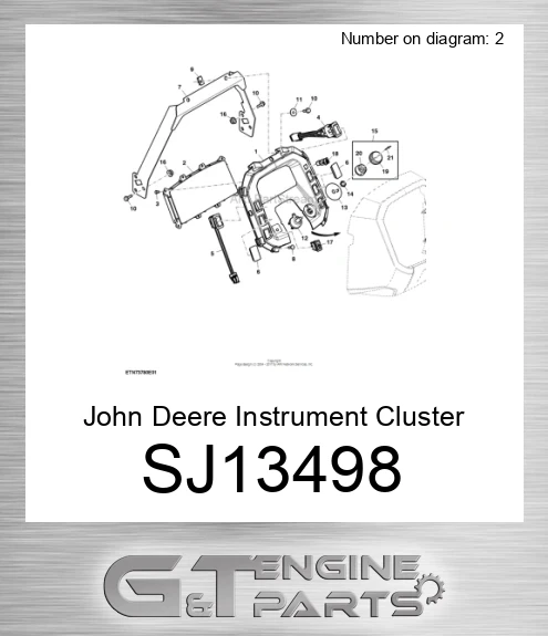 SJ13498 Instrument Cluster