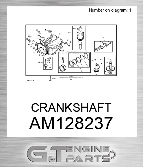 AM128237 CRANKSHAFT