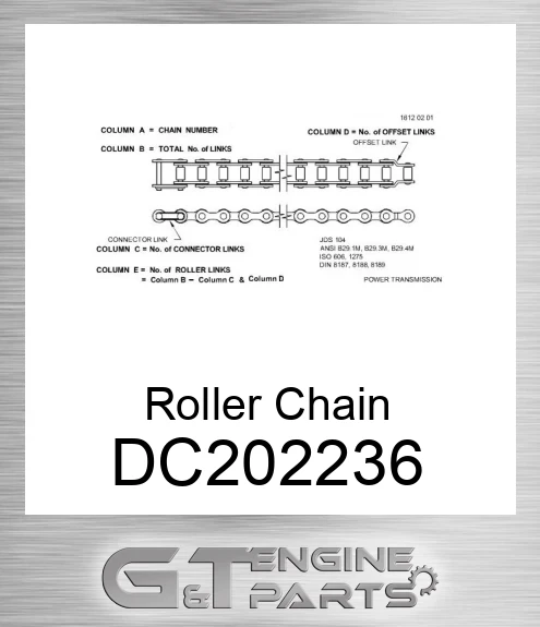 DC202236 Roller Chain