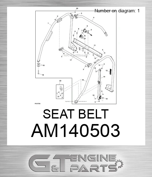 AM140503 SEAT BELT