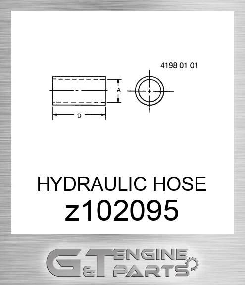 Z102095 HYDRAULIC HOSE