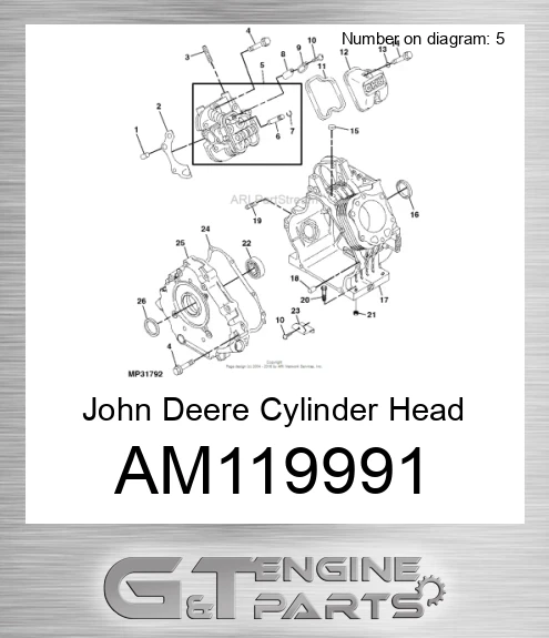 AM119991 Cylinder Head
