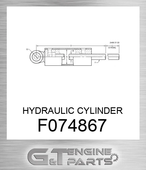 F074867 HYDRAULIC CYLINDER