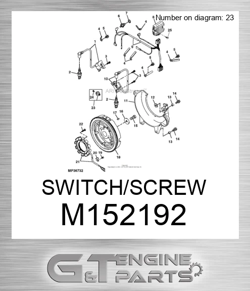 M152192 SWITCH/SCREW