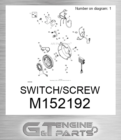 M152192 SWITCH/SCREW