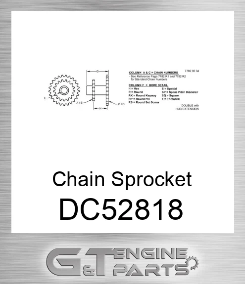 DC52818 Chain Sprocket