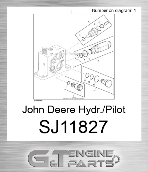 SJ11827 Hydr./Pilot Control Valve