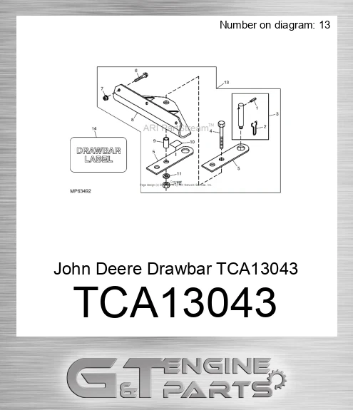 TCA13043 Drawbar