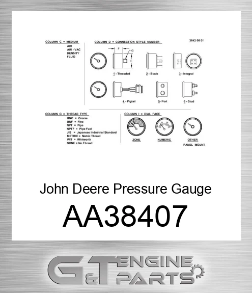 AA38407 Pressure Gauge