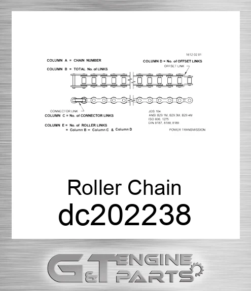 DC202238 Roller Chain