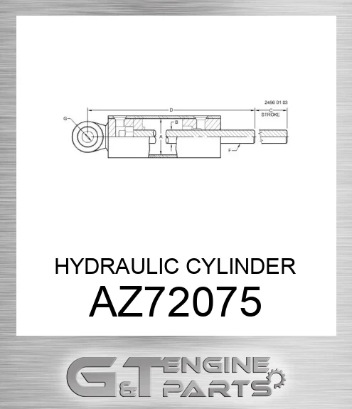AZ72075 HYDRAULIC CYLINDER