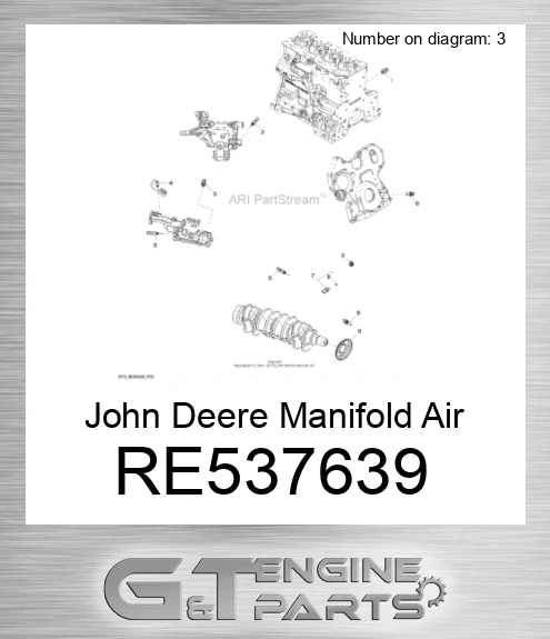RE537639 Manifold Air Press. Sensor