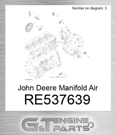 RE537639 Manifold Air Press. Sensor