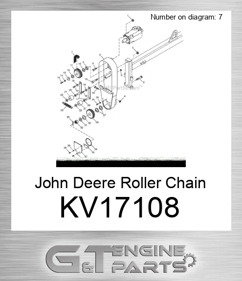 KV17108 Roller Chain