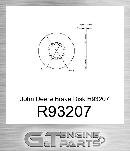 R93207 Brake Disk