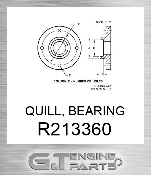 R213360 QUILL, BEARING
