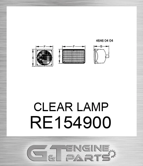 RE154900 CLEAR LAMP