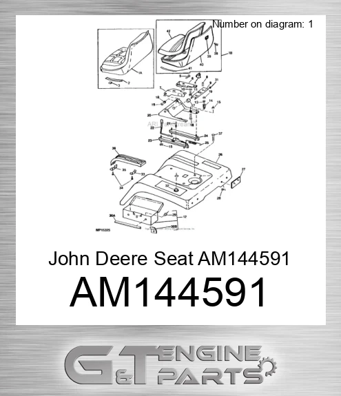 AM144591 Seat