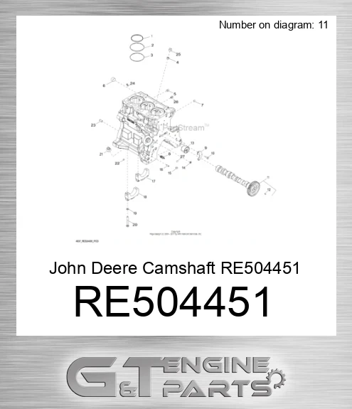 RE504451 Camshaft