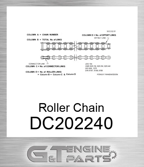 DC202240 Roller Chain
