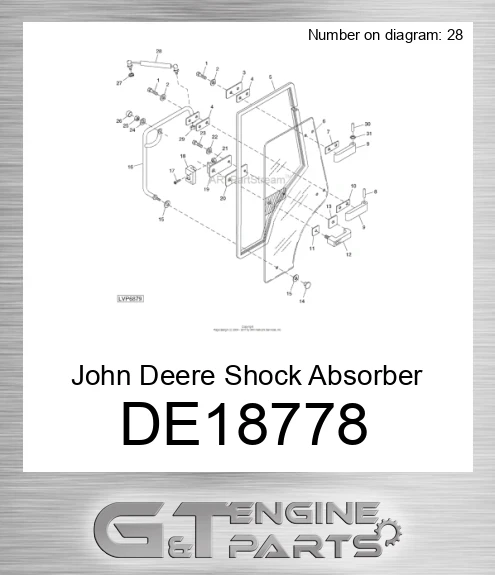 DE18778 Shock Absorber