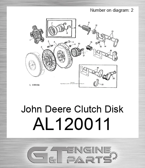 AL120011 Clutch Disk