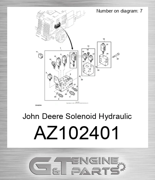 AZ102401 Solenoid Hydraulic Valve