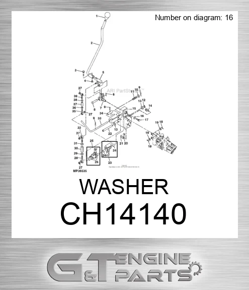 CH14140 WASHER
