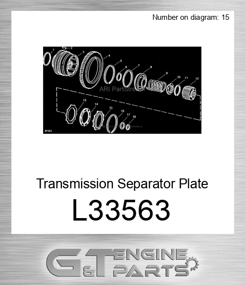 L33563 Transmission Separator Plate