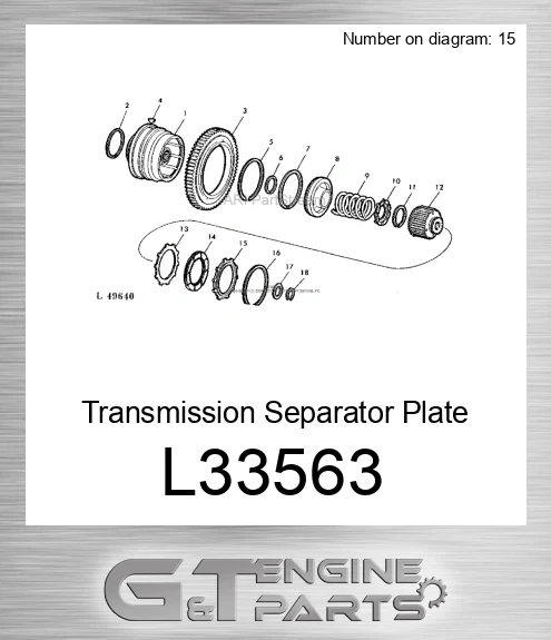 L33563 Transmission Separator Plate