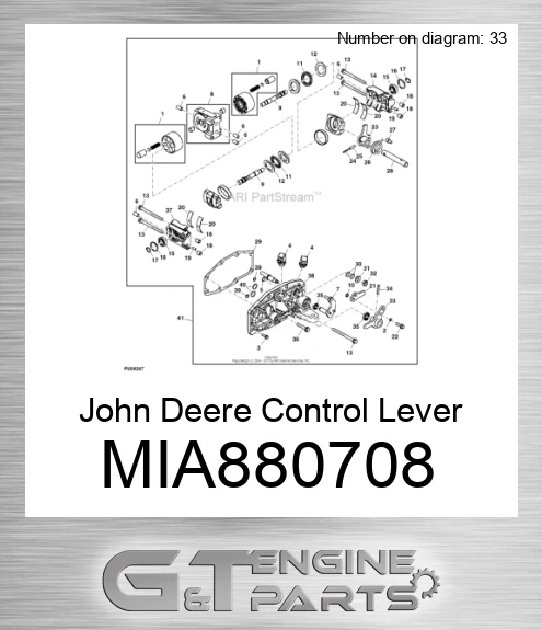 MIA880708 Control Lever