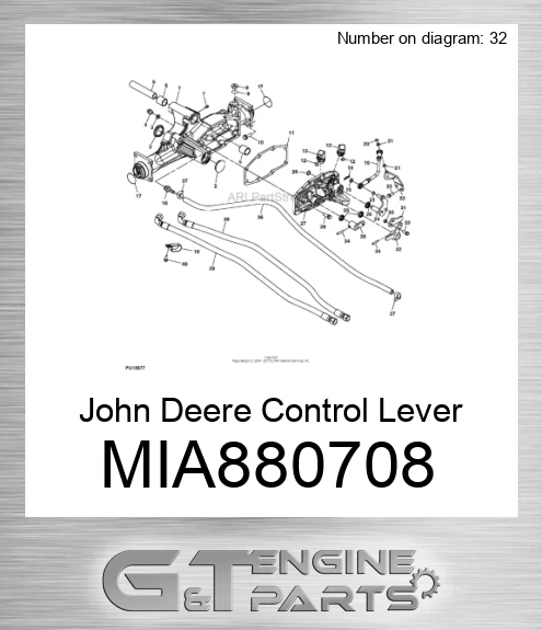 MIA880708 Control Lever