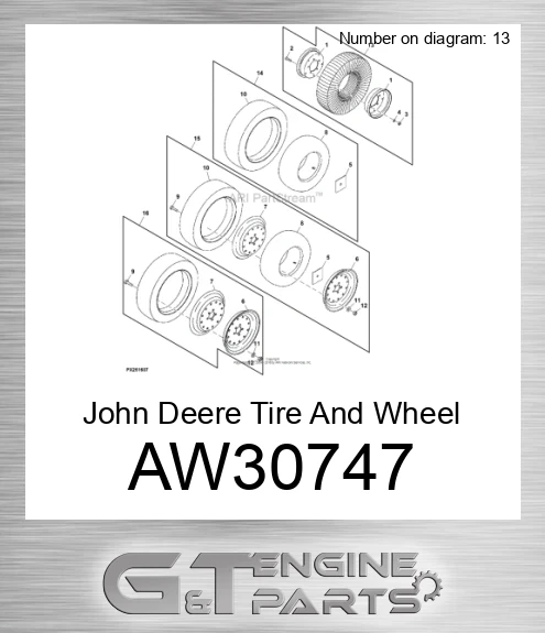 AW30747 Tire And Wheel Assembly
