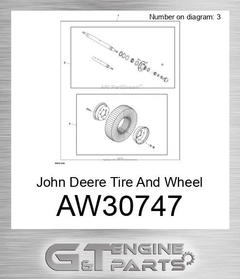 AW30747 Tire And Wheel Assembly