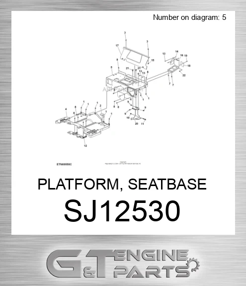 SJ12530 PLATFORM, SEATBASE